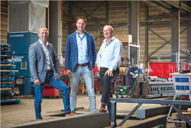 V.l.n.r. Rob Groen, Bjorn Hoejenbos, Hans Struijk.