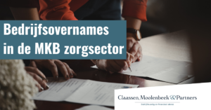 Bedrijfsovername in de zorgsector