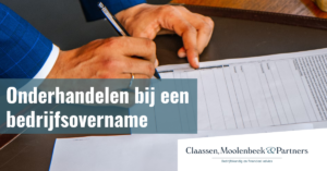 Onderhandelingsproces bedrijfsovername