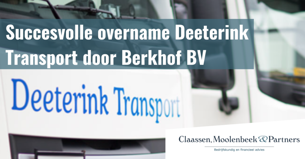 Succesvolle verkoop Deeterink Transport aan Berkhof BV