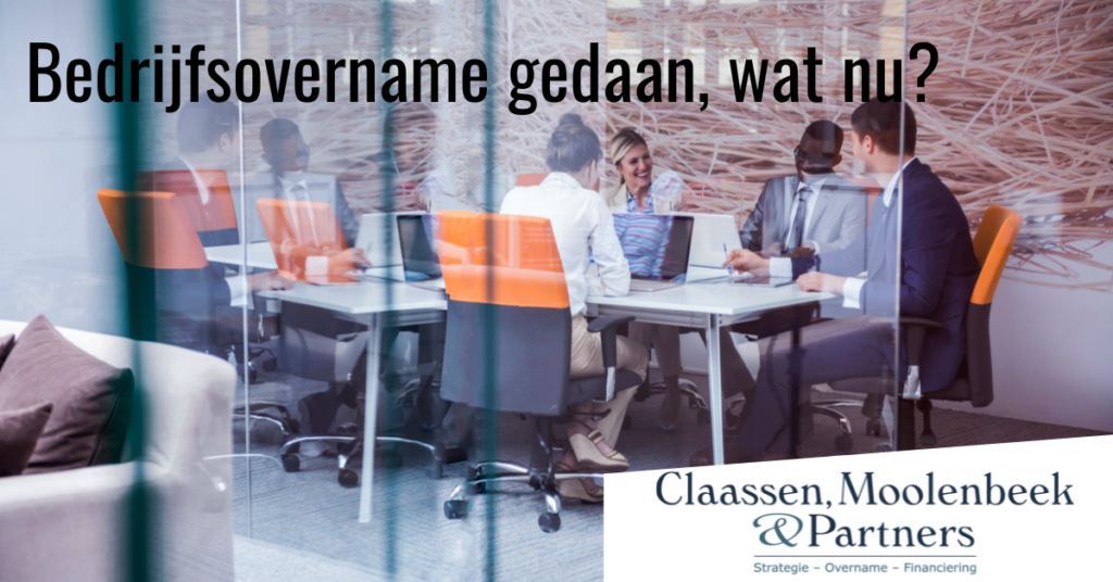Bedrijfsovername, wat nu?