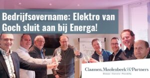 Bedrijfsovername Elektro van Goch overgenomen door Energa
