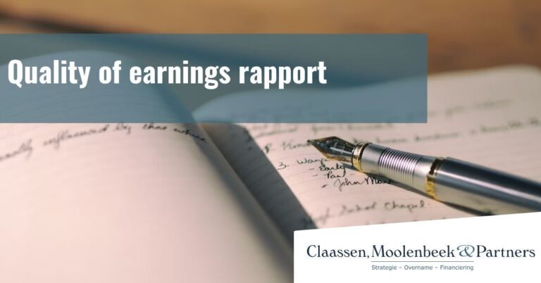 Quality of earnings rapport