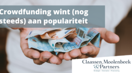 Crowdfunding wint aan populariteit