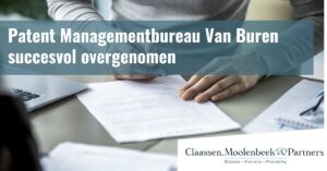 Patent Managementbureau Van Buren heeft een nieuwe eigenaar